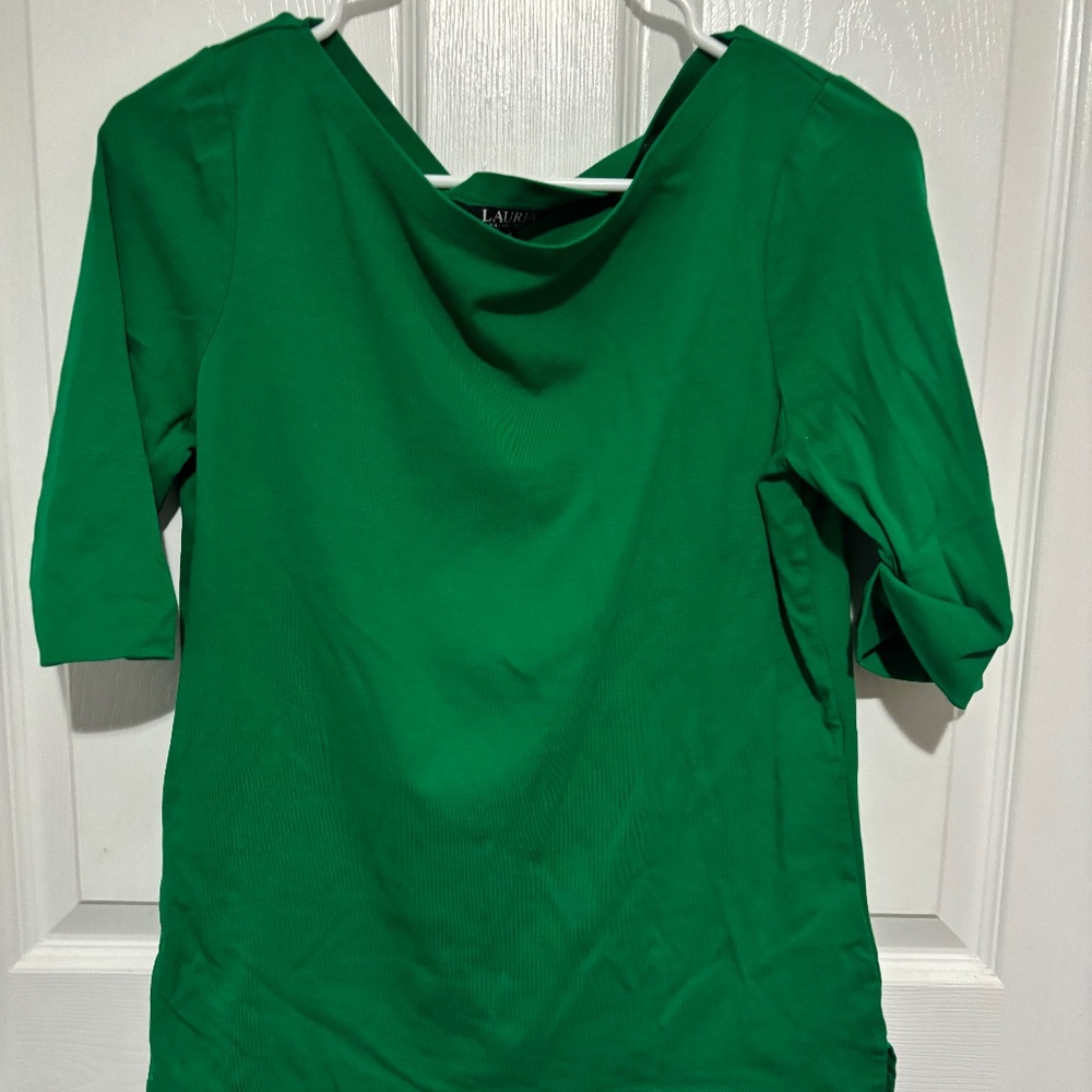 Ralph Lauren Green Blouse